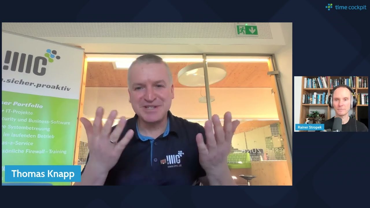 Video: Project time tracking at an IT system house: how IMC works with time cockpit (German)
