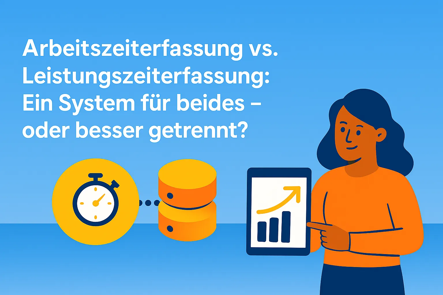 Arbeits- vs. Leistungszeiterfassung: Ein System?