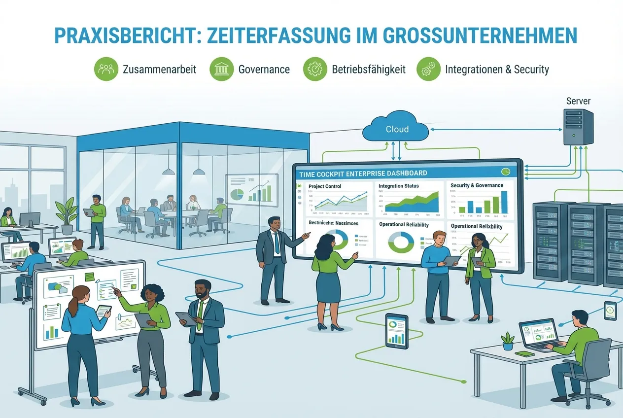 Praxisbericht: Zeiterfassung im Großunternehmen
