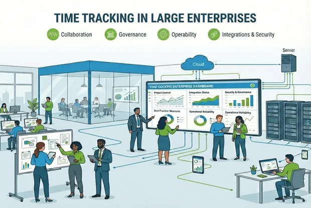 Enterprise Time Tracking in Large Companies