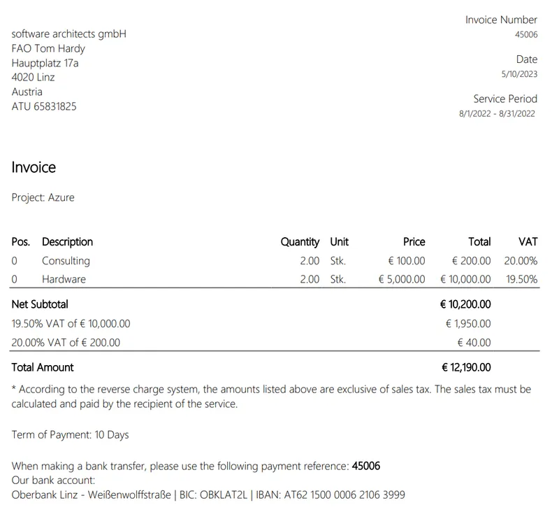 Invoice