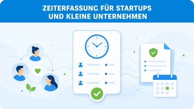 Zeiterfassung bei Startups und kleinen Unternehmen