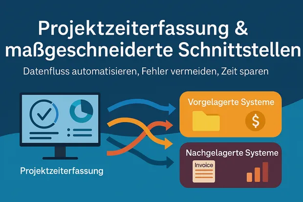 Projektzeiterfassung optimieren: Schnittstellen für effiziente Abläufe und weniger Aufwand